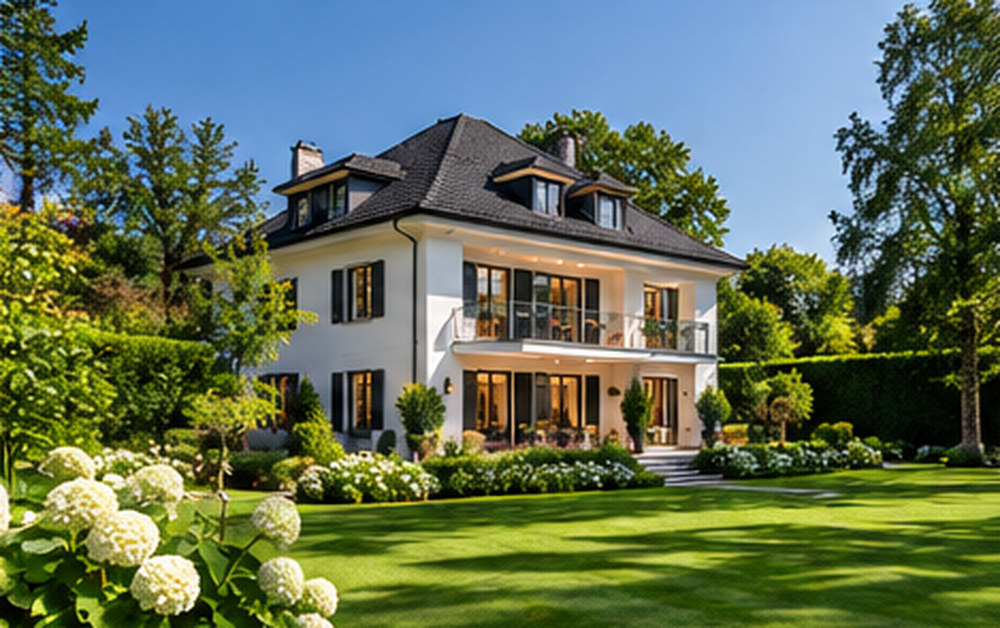 Illustrative Seelandschaft für Starnberg und Fünfseenland